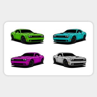 X4 Challenger USA Magnet